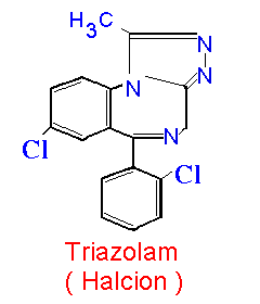 Triazolam ( Halcion )
