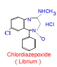 Chlordiazepoxide ( Libritabs, Librium )